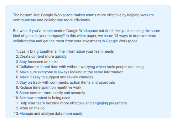 13 Google Workspace Tips To Get The Most From Your Investment 13 Google Workspace Tips To Get The Most From Your Investment